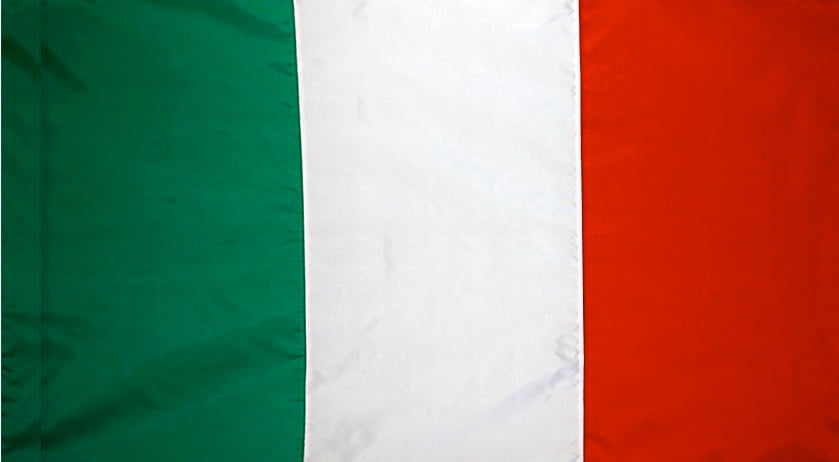 Italy - Flag with Pole Sleeve