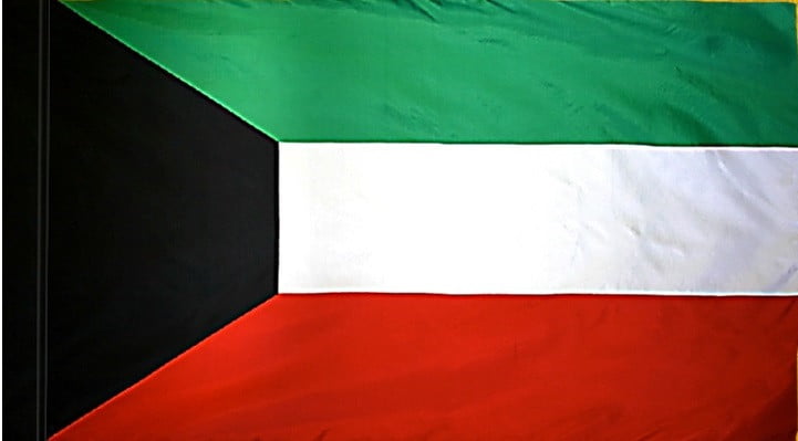 Kuwait - Flag with Pole Sleeve