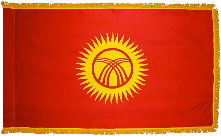 Kyrgyzstan - Fringed Flag