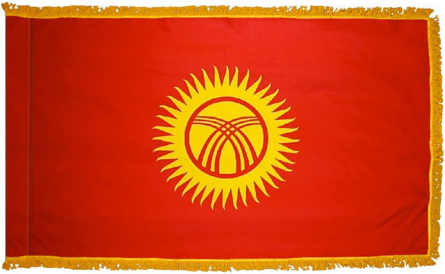 Kyrgyzstan - Fringed Flag