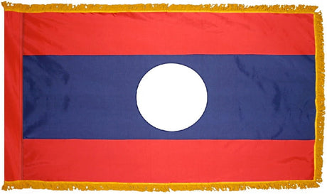 Laos - Fringed Flag