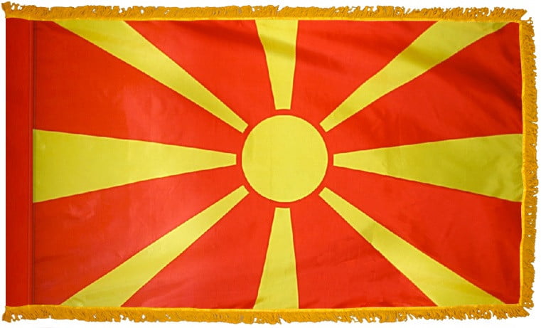 Macedonia - Fringed Flag