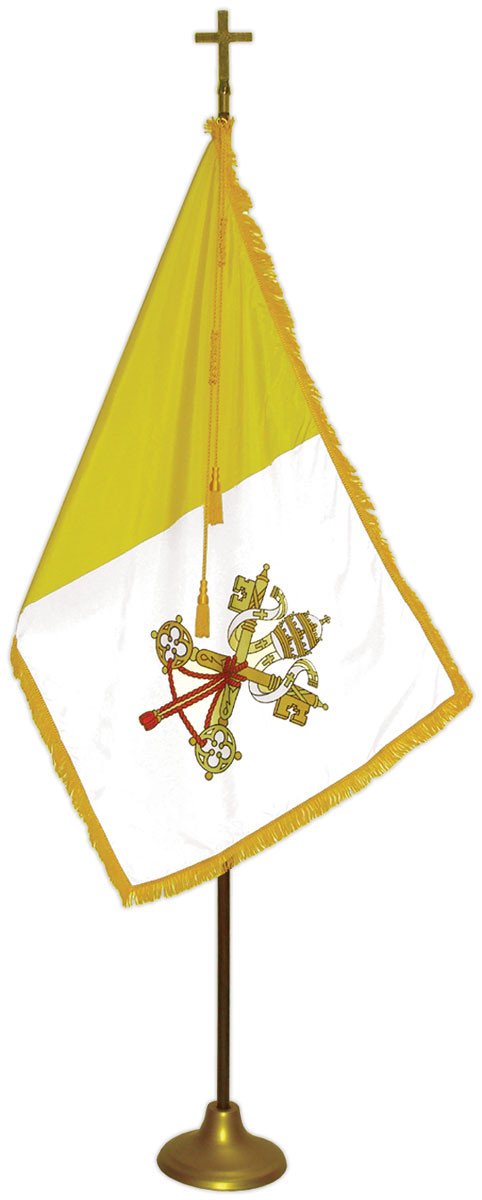 Papal Indoor Flag Set