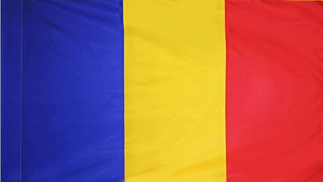 Romania - Flag with Pole Sleeve