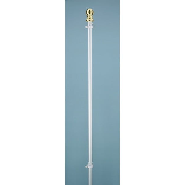 Silver Spinning Pole with Gold Ball Top