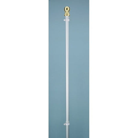 Silver Spinning Pole with Gold Ball Top