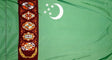 Turkmenistan - Flag with Pole Sleeve