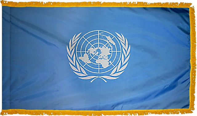 United Nations - Fringed Flag