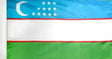 Uzbekistan - Flag with Pole Sleeve