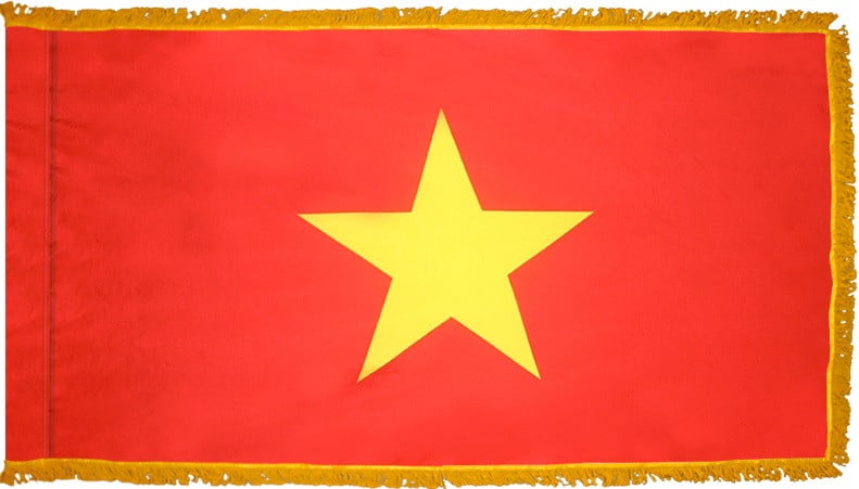 Vietnam - Fringed Flag