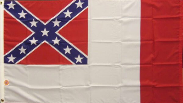 3rd national confederate flag - 3'x5' - for outdoor use