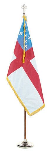 Episcopal Flag Set - For Indoor Use