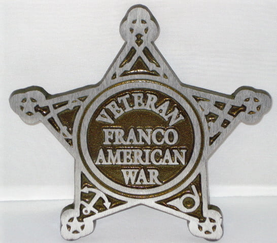 Franco American War Veteran Grave Marker