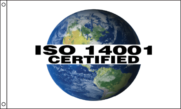Iso 14001 - globe flag "exclusive"