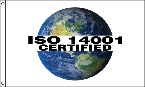 ISO 14001 - Globe Flag "EXCLUSIVE"