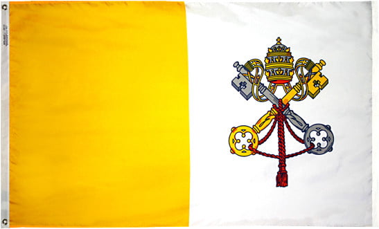 Papal Flag - For Outdoor Use