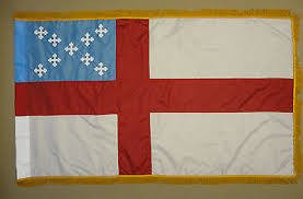 Episcopal Flag with Fringe - For Indoor Use