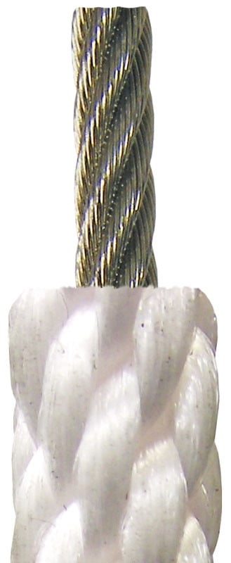 Halyard rope cut to length