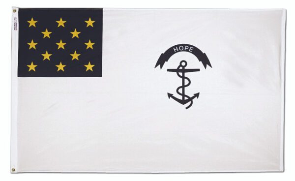 Rhode island regiment flag - 3'x5' - for outdoor use
