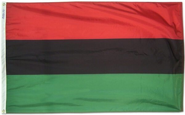 Afro american flag - for outdoor use