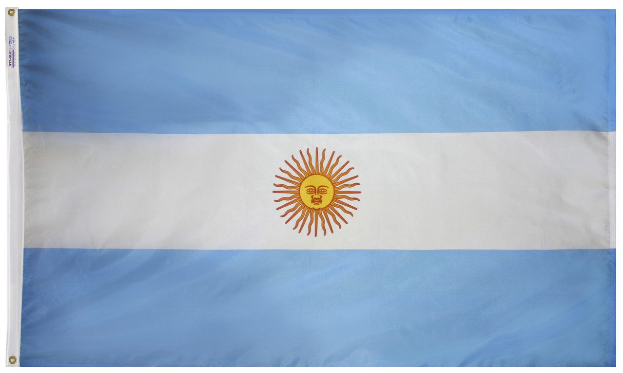 Argentina Flag - For Outdoor Use