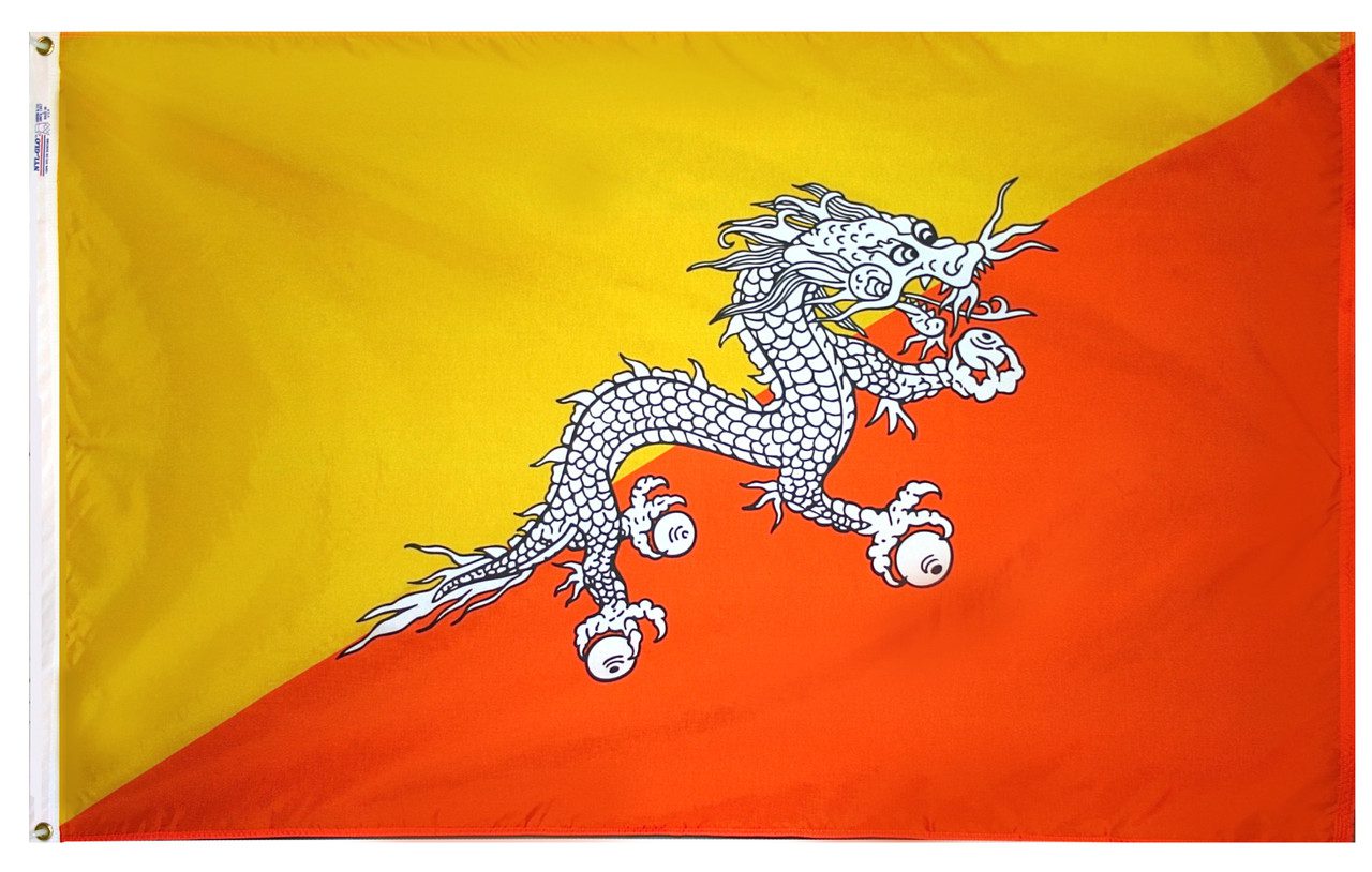 Bhutan Flag - For Outdoor Use