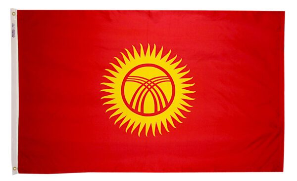 Kyrgyzstan flag - for outdoor use
