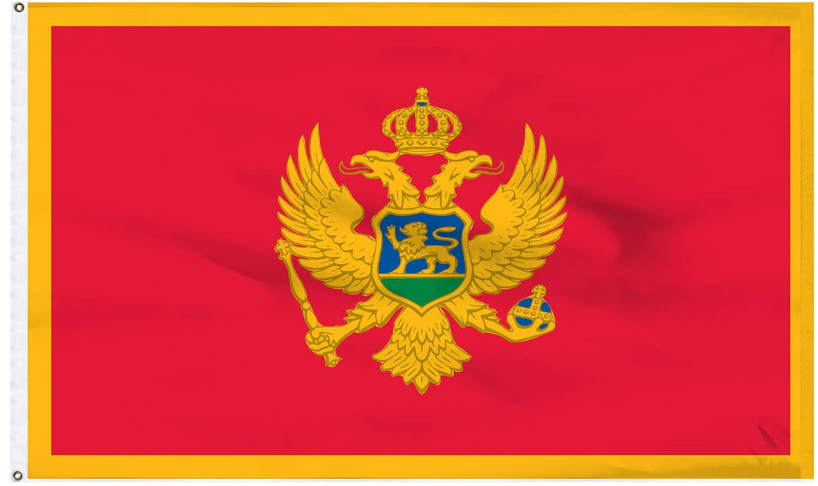 Montenegro Flag - For Outdoor Use
