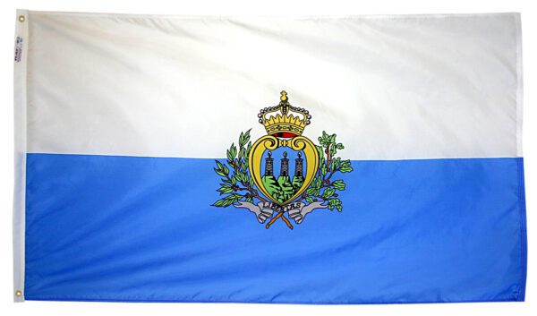 San marino flag - for outdoor use