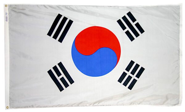 South korea flag - for outdoor use