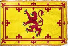 Scotland Rampant Lion Flag with Fringe - For Indoor Use