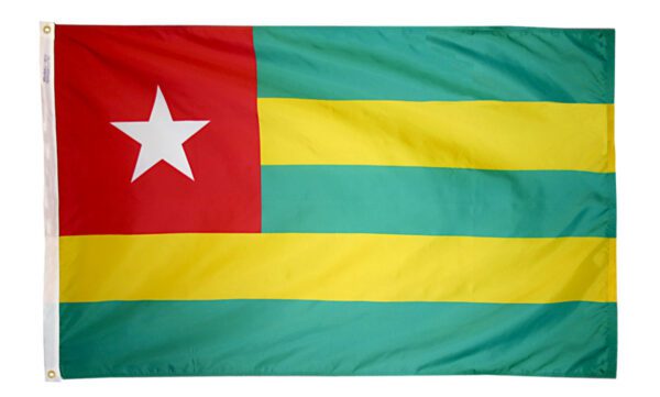 Togo flag - for outdoor use