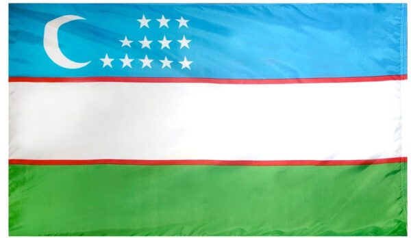 Uzbekistan flag - for outdoor use