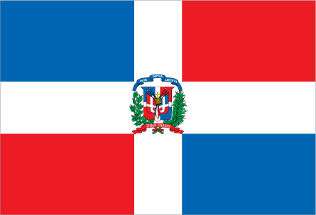 Dominican republic flag - for outdoor use