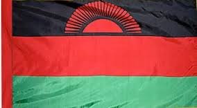 Malawi flag with pole sleeve - for indoor use