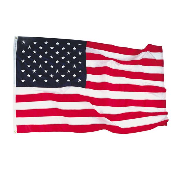 American flag set - spinning flagpole - residential