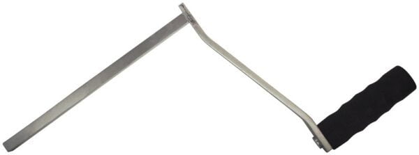 Handle for stainless steel winch - for in-ground flagpole with winch system