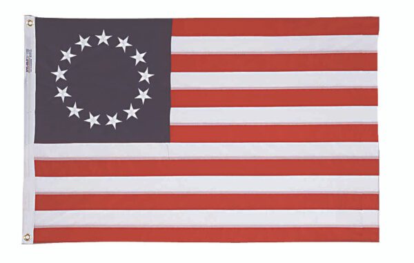 Betsy ross (13 stars) american flag - 3'x5' - for outdoor use