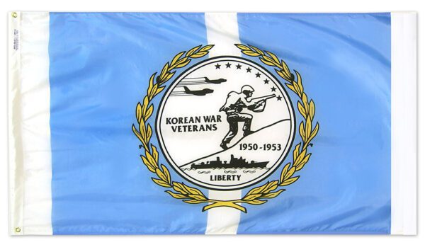 Korean war veterans flag - 3'x5' - for outdoor use