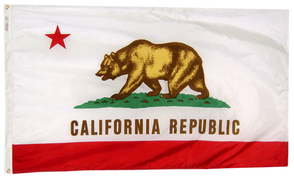California - state flag - for outdoor use