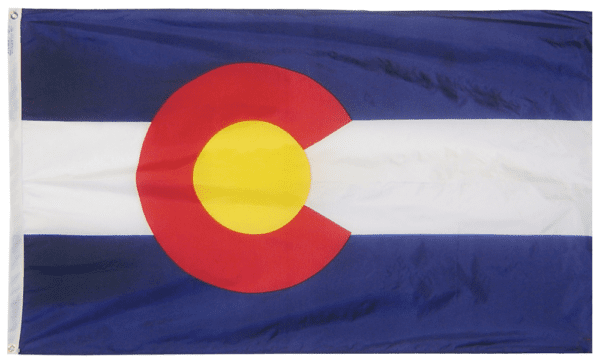 Colorado - state flag - for outdoor use