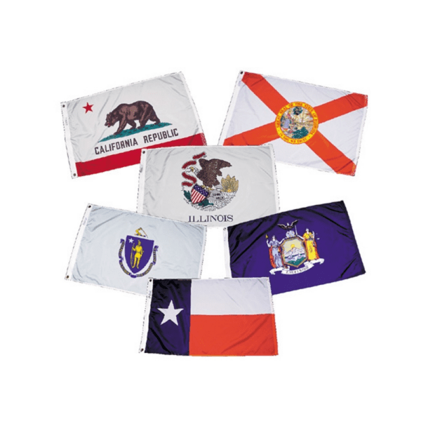 Set of all 50 state flags - for outdoor use