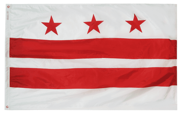 District of columbia - territory flag - for outdoor use