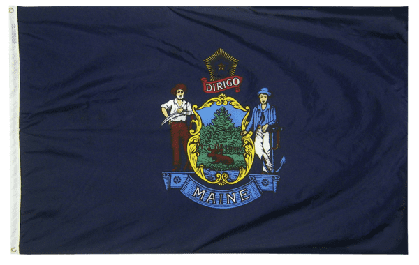 Maine - state flag - for outdoor use