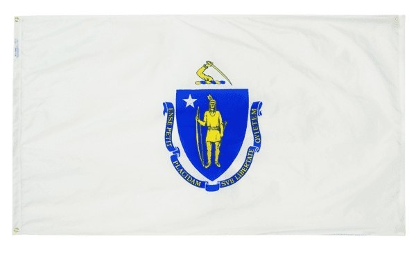 Massachusetts - state flag - for outdoor use