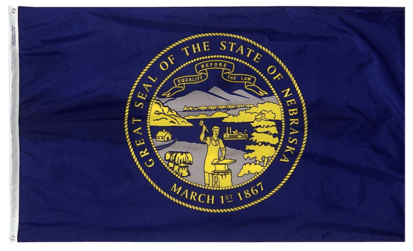 Nebraska - state flag - for outdoor use