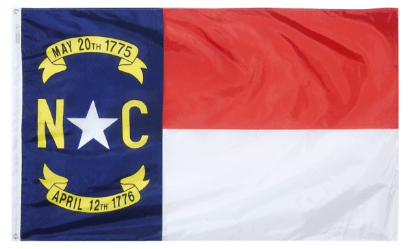 North carolina - state flag - for outdoor use