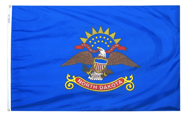 North dakota - state flag - for outdoor use