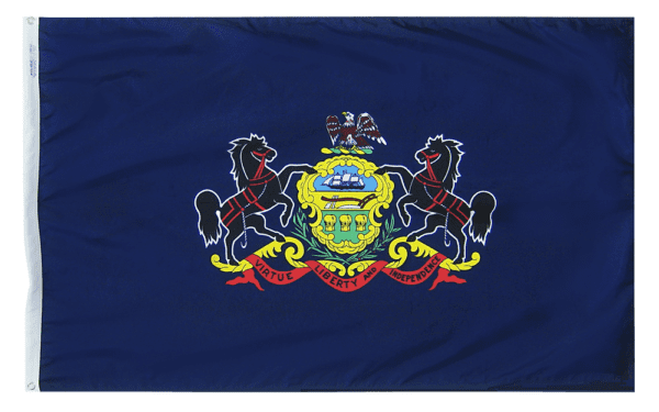 Pennsylvania - state flag - for outdoor use