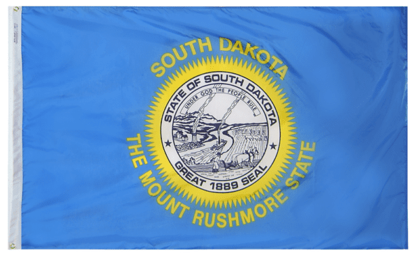 South dakota - state flag - for outdoor use